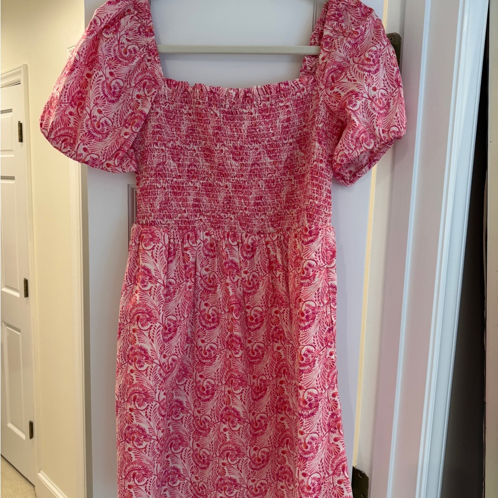 J. Crew Pink Floral Dress